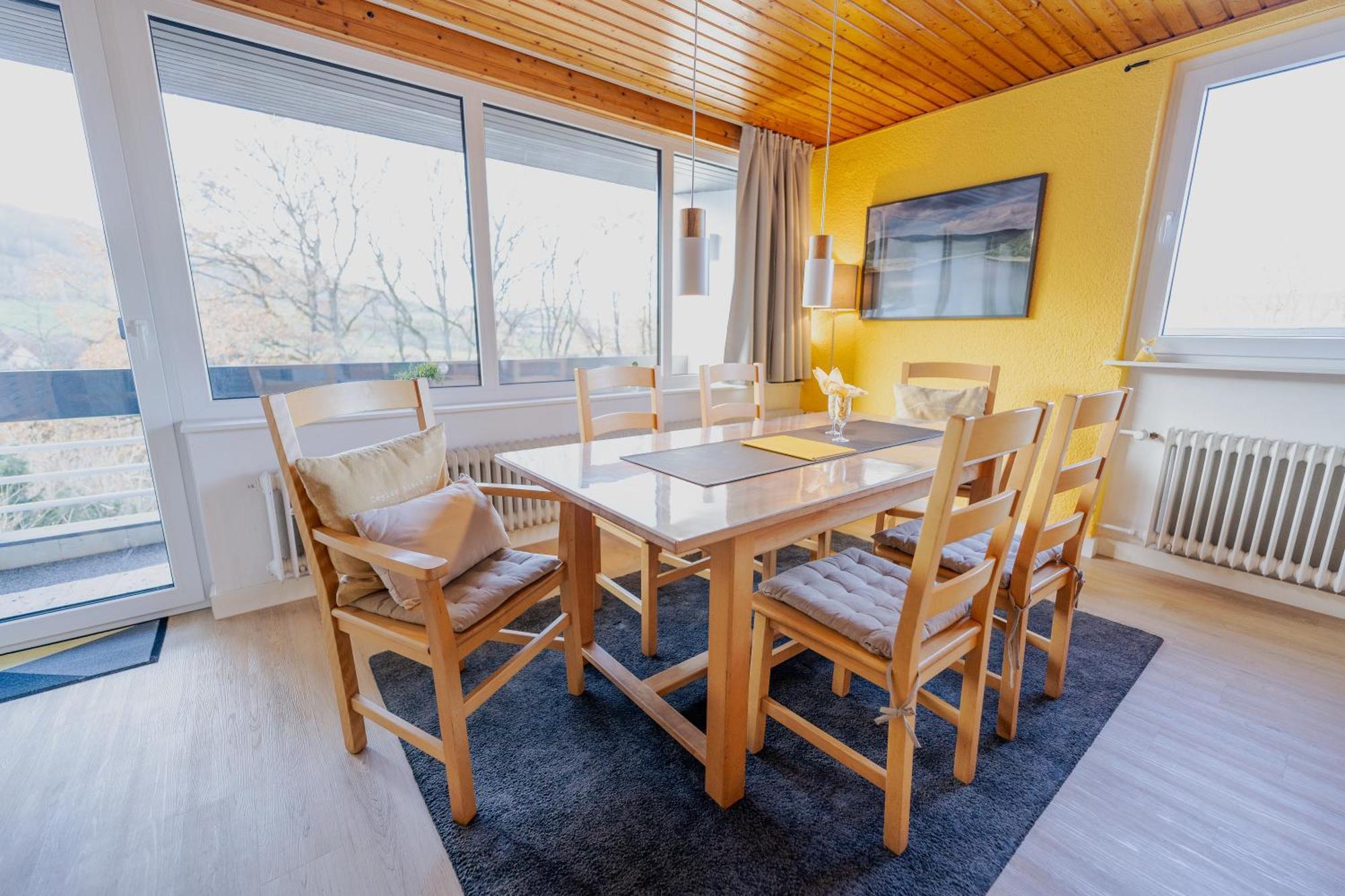 Ferienhaus Schoene Aussicht Ferienwohnung Gelb Hemfurth-Edersee Exterior photo